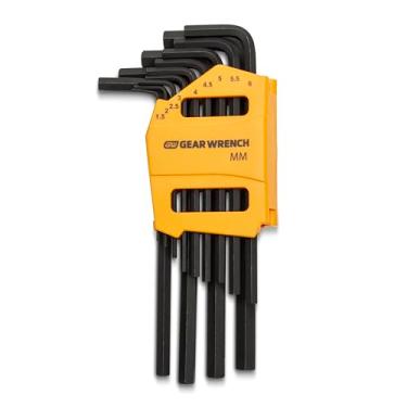 Imagem de GEARWRENCH Conjunto de chaves hexagonais métricas, braço longo, 13 peças - 83503