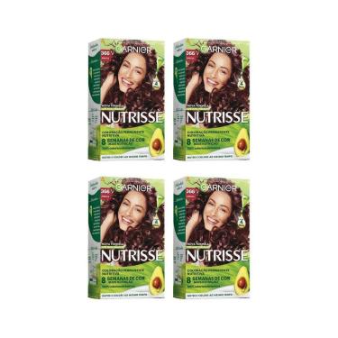 Imagem de Coloraçao Nutrisse 366 Acaju Purpura-Kit C/4Un