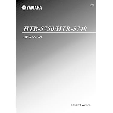 Imagem de Manual de instruções para Yamaha HTR-5740 HTR-5750 AV Receptor Manual do Proprietário [01, 19 de janeiro...