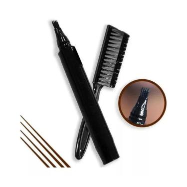 Imagem de Conjunto de lápis marcadores para preencher a barba - lápis e pincel