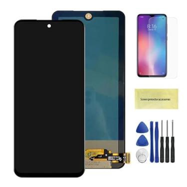 Imagem de SHOWGOOD Tela Super AMOLED de 6,4 polegadas para Xiaomi Redmi Note 10 4G M2101K7AI M2101K7 Digitalizador de tela LCD sensível ao toque para Redmi Note 10S (AMOLED preto sem moldura)