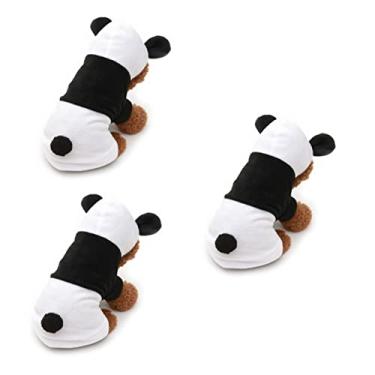 Imagem de Toddmomy 3 Pecas De Cachorro Panda Casaco Com Capuz Para Cães Pequenos Acessórios De Roupas Para Animais De Estimação Fantasias De Cachorro Senhorita Dia Das Bruxas Roupas De Bebê