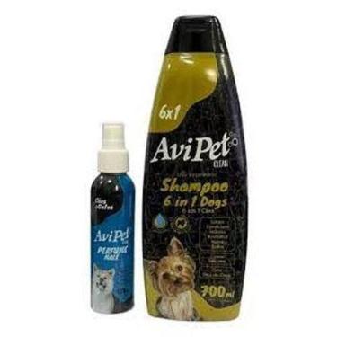 Imagem de Shampoo Cães Avipet Clean 700Ml 6 In 1 Dogs Limpa,