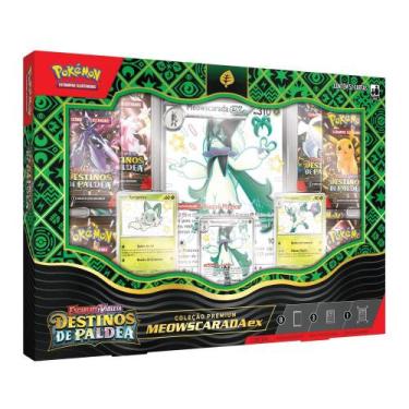 Imagem de Box Coleção Cartas Pokémon Destinos De Paldea Meowscarada Ex