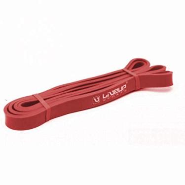 Imagem de LiveUp Rojemac BANDEJA MADEIRA C/SUPORTE METAL REDONDA 32x30x10cm, SEM LINHA, Vermelho, LS3650-1-3
