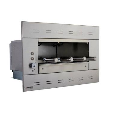 Imagem de Churrasqueira Elétrica de Embutir 4 Espetos SUPREMA Ventilado 04 E Titan