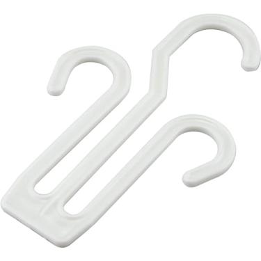 Imagem de YJIUYUANQ Cabides de prateleira de secagem de sapatos de plástico, leves, duráveis, resistentes, de secagem rápida, pacote ideal de 30 peças, cor branca para casa, loja, shopping