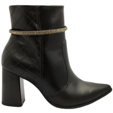 Imagem de Bota Feminina Ramarim Bico Fino Preto - 36