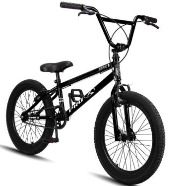 Imagem de Bicicleta BMX Infantil aro 20 Pro-X Série 1 Preto Branco-Unissex