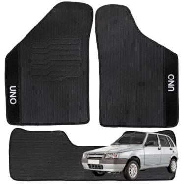 Imagem de Jogo de Tapetes Automotivos Emborrachados Uno 1985 1986 1987 1988 1989 1990 91 92 93 94 95 96 97 98 99 2000 2001 2002 2003 2004 2005 2006 2007-3 Peças