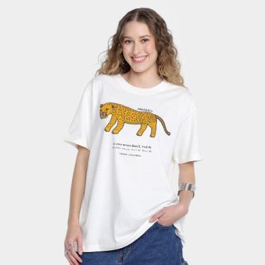 Imagem de Camiseta Farm Media Amazonia Feminina