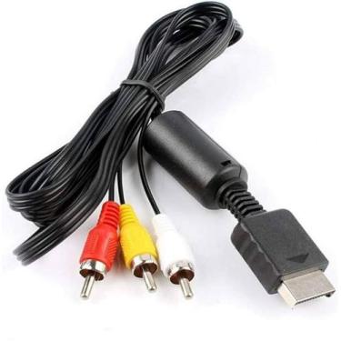 Imagem de Cabo Av (Rca) Áudio E Vídeo PS1 PS2 PS3 Ps1 Ps2 Ps3 - Lehmox