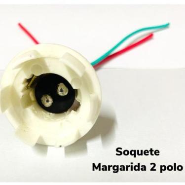 Imagem de Soquete De Farol Automotivo - H4 - h7 - margarida 1polo E 2polo - Ping