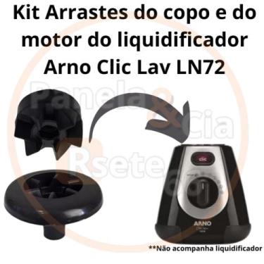Imagem de Kit arraste do  motor e do copo para liquidificador ARNO CLIC LAV LN72