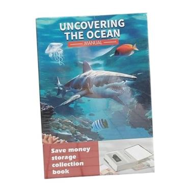 Imagem de Colaxi Cofre de livro com fechadura de combinação, cofre de dinheiro, pote de economia, livro, cofrinho para dinheiro, joias, casa, escritório, loja, escola, Style C