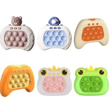 Imagem de Mini Gamer Pop It Eletrônico Console Anti Stress Brinquedo Infantil Po