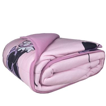 Imagem de Edredom Infantil Minnie Beauty Solteiro 1,50 X 2,20 Dupla Face Disney Em Malha Portallar