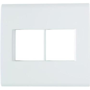 Imagem de Placa P/ 4 Modulos C/ Suporte 4x4 - Tramontina Liz