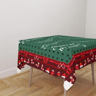Imagem de Toalha De Mesa 4 Lugares De Oxford Feliz natal tio piadas é pra ver ou