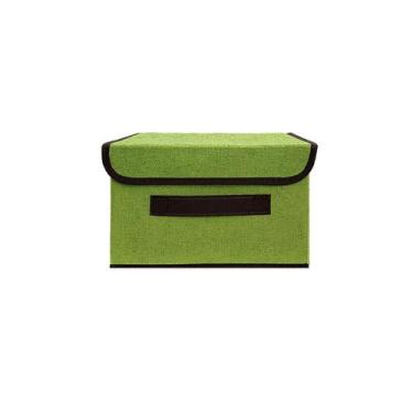 Imagem de Caixa Organizadora com Tampa para Guarda-Roupa Pequeno - Amigold, Verd