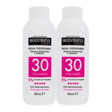 Imagem de Kit 2 Água Oxigenada Bio Extratus Color 30 Volumes Cremosa 90ml