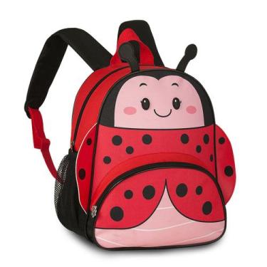 Imagem de Mochila escolar meninas infantil joaninha borboleta raposinha - Clio, 