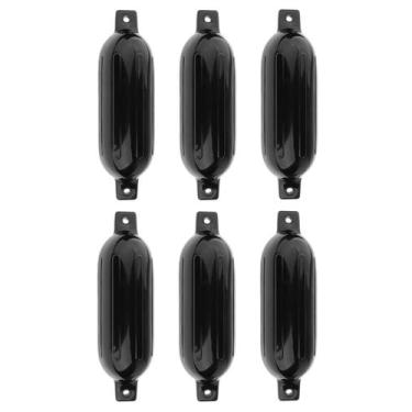 Imagem de Defensa Inflável Preta G2 11,43 X 40,64cm Lancha Barco Kit 6 - Noster 