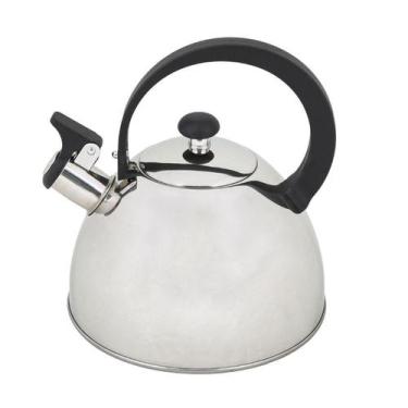 Imagem de Chaleira Aço Inox Com Apito Casa 2,5 Litros - Espelhada - Sole