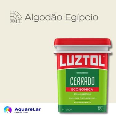 Imagem de Cerrado Luztol Fosco 18L, ALGODÃO EGÍPCIO