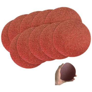 Imagem de Disco lixa 125mm (05") gr 180 s/furos p/lix excentrica kit 50 peças - 