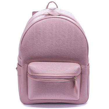 Imagem de Mochila Feminina Conforto Escolar Trabalho Viagem Cores  Preto, Gelo, 