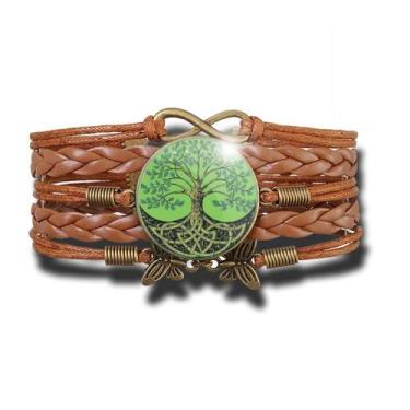 Imagem de Pulseira Feminina Árvore da Vida Ajustável - RECANTO ASTRAL