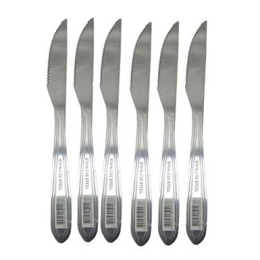 Imagem de Faca de churrasco inox c/6un ashoria sq3457