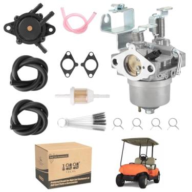 Imagem de 10L0L Carburador de carrinho de golfe para Yamaha G22 G23 G27 G29 2003-up carrinho de golfe a gás de 4 ciclos JR6-14101-00 JR6-14101-01 520-185 13351 17560 - Kit de reconstrução premium para