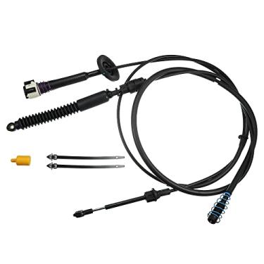 Imagem de X AUTOHAUX Cabo de câmbio de engrenagem de transmissão automática para Chevrolet Silverado 1500 2500 3500 para GMC Sierra Auto Trans Alavanca de controle de alavanca de montagem de cabo Select Kit 12477640