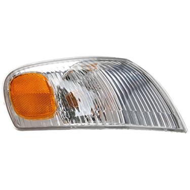Imagem de Sherman Peça de substituição compatível com Toyota Corolla Conjunto de luz de estacionamento lateral do passageiro (Partslink número TO2521150)