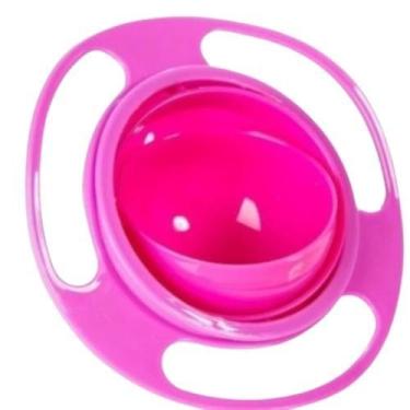 Imagem de Prato Magico Giratório Giro Tigela Refeição 360 Graus Bebe - Sem Marca