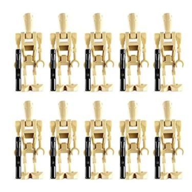 Imagem de LEGO 10 New Battle Droid Minifig Lot Star Wars Figures Minifigures Clone Guns