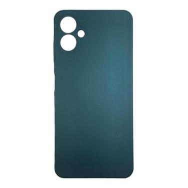 Imagem de Capa Capinha Compativel com Samsung Galaxy A06 Silicone Macia Veludo Forro Interno Premium Verde Militar