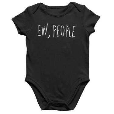 Imagem de Body Bebê Algodão Ew, People - Foca na Moda, Preto, P