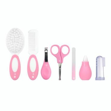 Imagem de Kit Higiene 7 Peças Cuidados Bebê Unhas Cabelo Lixa Pimpolho - Mundo d