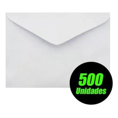Imagem de Envelope 10x15 Carta Branco Correio Liso Cm 500 Und - Foroni