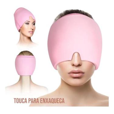 Imagem de Touca Alívio Enxaqueca Dor De Cabeça Terapia Frio Quente - SHAOYUNDIAN