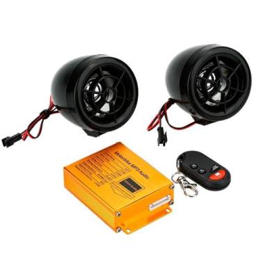 Imagem de Caixa De Som Alarme De Moto Com Bluetooth - GENZO