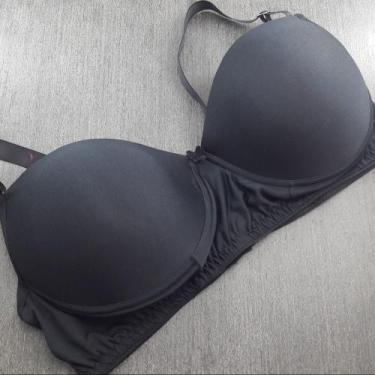 Imagem de Sutiã com Bojo Plus Size - Saulo Lingerie, Preto, 56