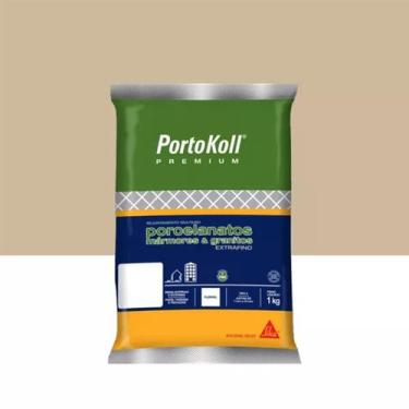 Imagem de Rejunte Portokoll Multiuso Extrafino 1kg Camurça - 100168