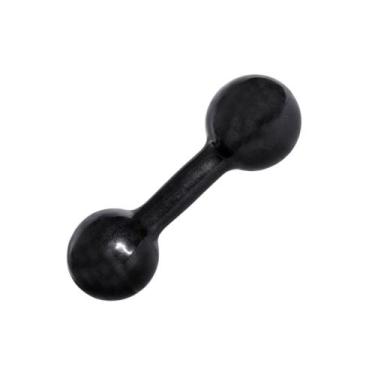 Imagem de Halteres Emborrachado 9 KG Preto S9 - Acte Sports, Preto, 9 kg