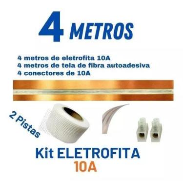 Imagem de Kit Eletrofita Adesiva 2 Pistas 750v 10a 4 Metros
