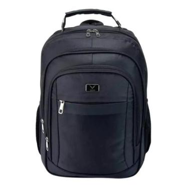 Imagem de Mochila Laptop c/Alça Cabo de Aço 18,5" 47x35,5x18cm Poliéster Costas 