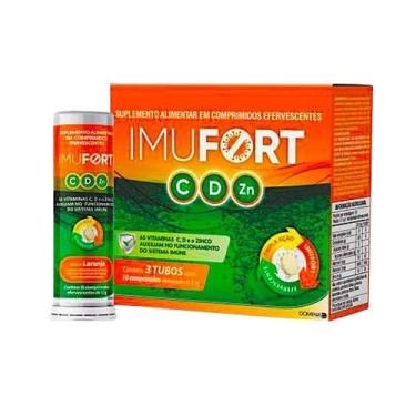 Imagem de Imufort vitamina cdz efervescente 3,1g 10cps c/ 3 un - A2F IND. FARMAC